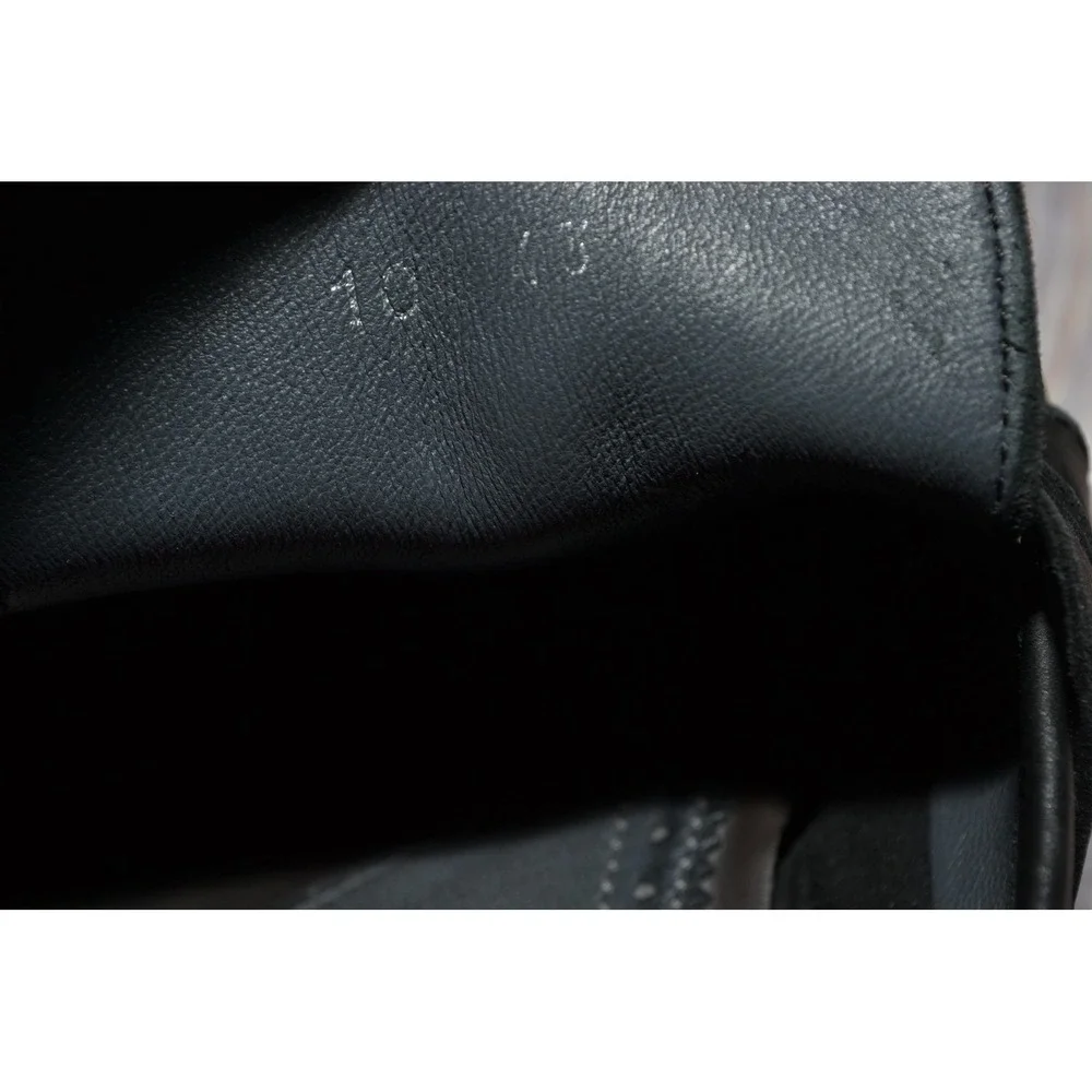 Di Bianco Shoes Mens 10 Black‎ Leather Slip On Dress Rubber Sole Loafers - Italy